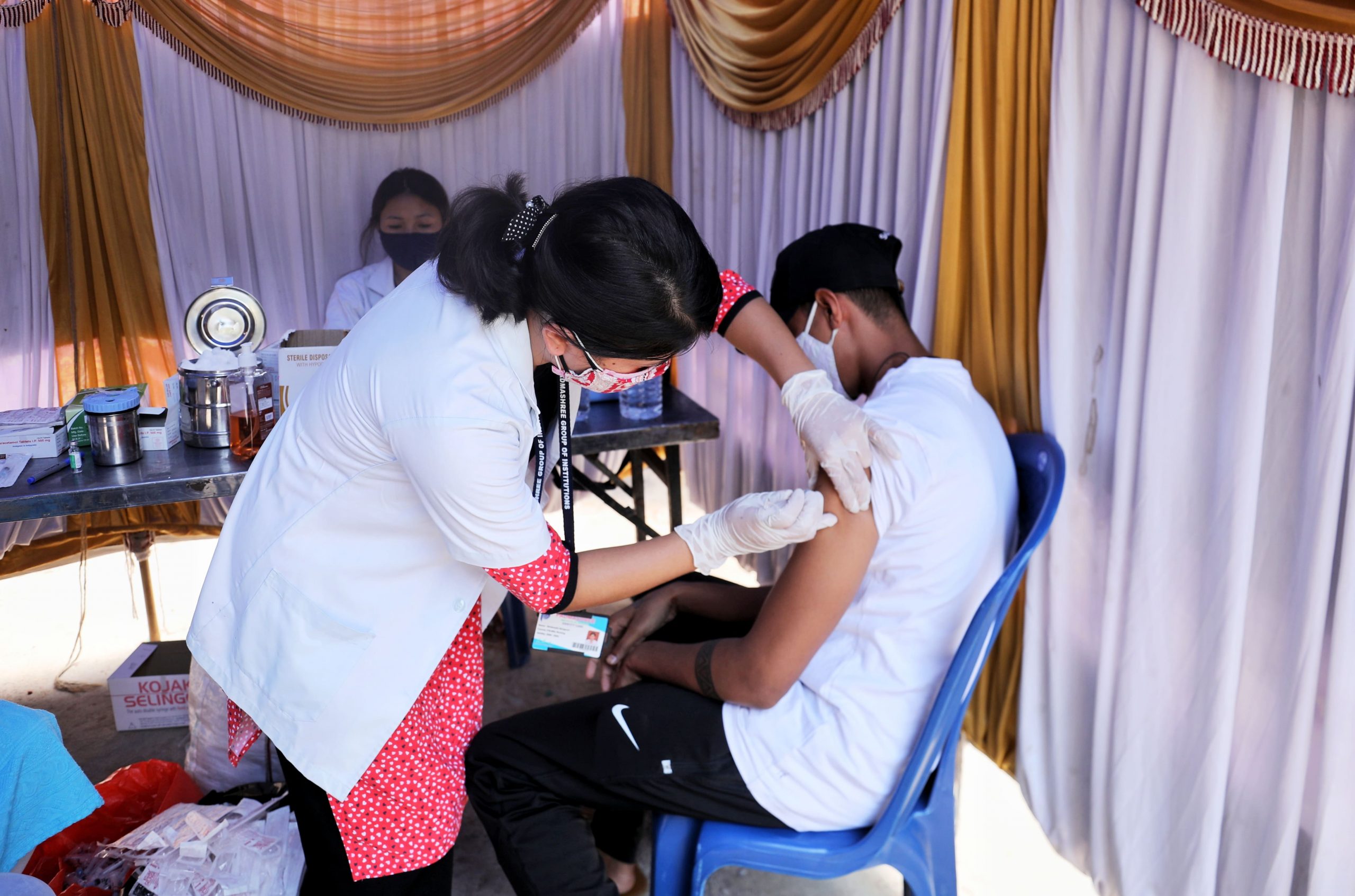 Samudhaya Bhavan – Vaccination Drive Visit – 30-07-2021